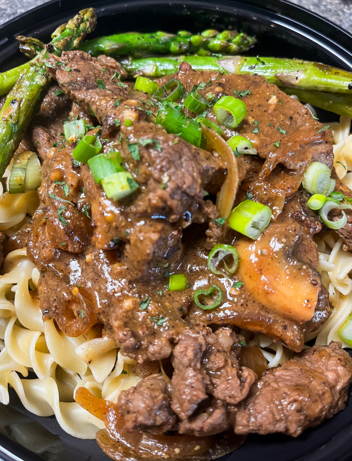 Beef stroganoff